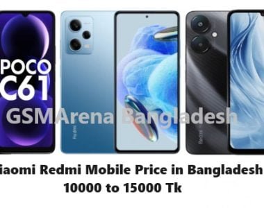 Xiaomi Redmi Mobile Price in Bangladesh 10000 to 15000 Tk 