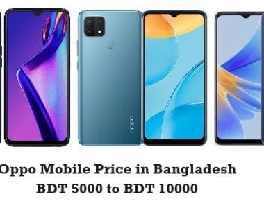 Oppo Mobile Price in Bangladesh BDT 5000 to BDT 10000